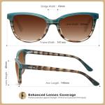 CARFIA Designer Acetate Womens Polarized Sunglasses Fit Most Face Shapes Trendy Shades UV Protection Hypoallergenic Handmade