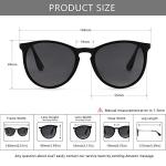 SUNGAIT 3 pack Premium Vintage Round Sunglasses for Women Men Classic Retro Trendy Style SGT567SHQH-SHSHPG-HPQH-6