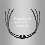 ROCKBROS Polarized Sunglasses for Men Women UV Protection Cycling Sunglasses (Black)