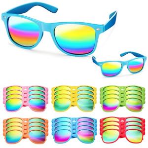 JOYIN 24 Pcs Kids Sunglasses Party Favors bulk, Neon Sunglasses with UV Protection for Children. Pool Party Favors, Goody Bags for kids Birthday