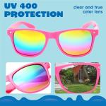 JOYIN 24 Pcs Kids Sunglasses Party Favors bulk, Neon Sunglasses with UV Protection for Children. Pool Party Favors, Goody Bags for kids Birthday