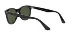 Ray-Ban Unisex RB2185 Wayfarer II Round Sunglasses, Black/G-15 Green, 55 mm