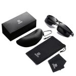 DUCO Mens Sunglasses Polarized Sports Fishing Running Driving Carbon Fiber Sunglasses for Men UV400 Protection DC8277