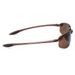JULI Eyewear Nylon Polarized Sunglasses for Men Women Driving Fishing Baseball Driving (Nylon Polarized Brown/Brown)
