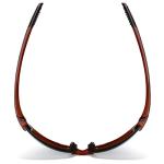 JULI Eyewear Nylon Polarized Sunglasses for Men Women Driving Fishing Baseball Driving (Nylon Polarized Brown/Brown)