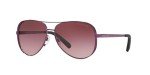 Michael Kors Women's MK5004 Chelsea Aviator Sunglasses, Plum, 59 mm