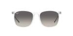 Ray-Ban Unisex RB4387 Square Sunglasses, Transparent/Grey Gradient, 56 mm