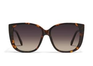 Quay - Womens Sunglasses, Polarized Square Lenses with UV Protection, Oversized Sunglasses, Ever After, Tortoise