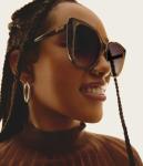 Quay - Womens Sunglasses, Polarized Square Lenses with UV Protection, Oversized Sunglasses, Ever After, Tortoise