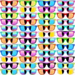 Oleitodh 60 Pcs Kids Neon Sunglasses, UV400 Protection, 80s 90s Retro Sunglasses for Boys & Girls Age 3-8, Beach & Pool Party Supplies,12 Colors