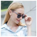 DUCO Polarized Sunglasses for Women Retro Round Women's Sunglasses Classic Vintage UV400 Shades DC1230