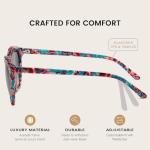 DUCO Polarized Sunglasses for Women Retro Round Women's Sunglasses Classic Vintage UV400 Shades DC1230