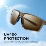 KastKing Osage Polarized Sport Sunglasses for Men and Women, Ideal for Driving Fishing Cycling Running, UV Protection