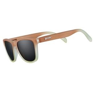 goodr Three Parts Tee Polarized Sunglasses, Medium Sized (OG), Light Brown Translucent Frame with Copper Non-Reflective Glare Reducing Lenses, UV400 Protection, No Slip, No Bounce