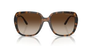 Michael Kors MK2206 Albany Sunglasses, Dark Tortoise/Brown Gradient, 55 mm
