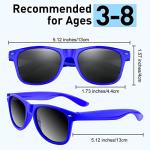 Morcheiong 48 Pack Kids Sunglasses Neon Colors Sunglasses，Sunglasses Party Favors Goody Bag Fillers Fun Gift for Birthday Party Beach Pool Party