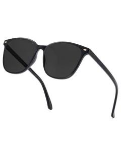 Myiaur Polarized Sunglasses for Women, Square Mirrored Trendy Shades with UV Protection Reduce Glare Sun Glasses