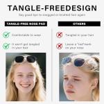 KUGUAOK Polarized Aviator Sunglasses for Women Men Fashion UV Protection Tangle Free Sun Glasses Vintage Trendy Shades