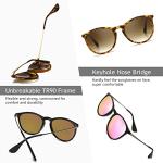 SUNGAIT 3 Pairs Premium Vintage Round Sunglasses for Women Men Classic Retro Trendy Style