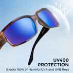 KastKing Skidaway Polarized Sport Sunglasses for Men and Women,Ideal for Driving Fishing Cycling and Running,UV Protection