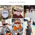 ATTCL Kids Hot TR90 Polarized Sunglasses Style For Boys Girls Child Age 3-10 5025-Pink-Blue