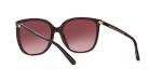 Michael Kors MK2137U Anaheim Universal Fit Square Sunglasses, Cordovan/Cordovan Gradient, 57 mm