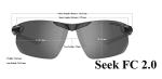 Tifosi Optics Seek FC 2.0 Sunglasses (Gloss Black, Enliven Golf)