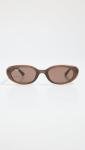 Ray-Ban RB4441D Oval Sunglasses, Opal Brown/Dark Grey, 53 mm