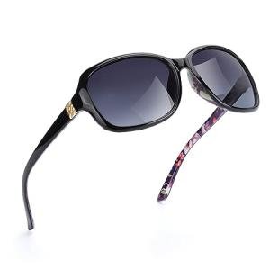 SIPHEW Small Wrap Sunglasses for Women | Lightweight Square Frame with 100% UV400 | Polarized Shade for Womens