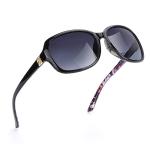 SIPHEW Small Wrap Sunglasses for Women | Lightweight Square Frame with 100% UV400 | Polarized Shade for Womens