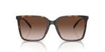 Michael Kors MK2197U Canberra Universal Fit Sunglasses, Dark Tortoise/Brown Gradient, 56 mm