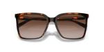 Michael Kors MK2197U Canberra Universal Fit Sunglasses, Dark Tortoise/Brown Gradient, 56 mm