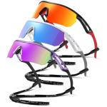 Vcarsian Kids Sunglasses Youth Baseball Sun Glasses Polarized Sports TR90 Lightweight Cycling Shades Frame Boys Girls