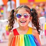 HJSTES Polarized Kids Sunglasses for Girls Boys, 100% UV Protection for Children Sun Glasses, 50MM(Pink Frame/Pink Mirrored+Leopard Frame/Green Mirrored)