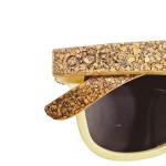 Texas Cork Company® | Floating Polarized Cork Sunglasses | Dark Aggregate Frame w/Black Lens | Lightweight Bamboo | UV400 | Floating Shades for Men & Women | Ideal for Fishing, Boating & Beach