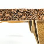 Texas Cork Company® | Floating Polarized Cork Sunglasses | Dark Aggregate Frame w/Black Lens | Lightweight Bamboo | UV400 | Floating Shades for Men & Women | Ideal for Fishing, Boating & Beach