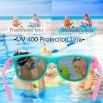 Oleitodh 64 Pack Kids Sunglasses Party Favors, Kid's Neon Sunglasses Bulk, Childrens Sunglasses Boys Girls Eyewear Pack for Goody Bag Fillers Summer Beach Pool Birthday Party Supplies