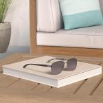 Oakley Women's OO4079 Feedback Polarized Aviator Sunglasses, Polished Chrome/Prizm Grey Gradient, 59 mm