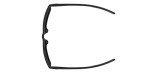 UA Hustle Rectangular Sunglasses, Matte Black Frame w/ Polarized Gray Lenses