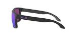Oakley Mens OO9102 Holbrook Square Sunglasses, Matte Black/Prizm Violet, 57 mm