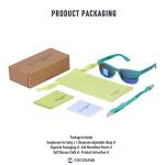 COCOSAND Flexible Baby Sunglasses with Strap Polarized UV Protection for Toddler Infant Newborn Boys Grils Age 0-24 Months