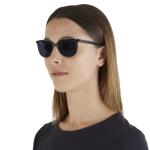 Ray-Ban Women's RB4378 Square Sunglasses, Havana/Dark Blue, 54 mm