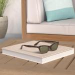 Ray-Ban Women's RB2299 Lady Burbank Cat Eye Sunglasses, Havana/Green, 52 mm