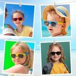 Oleitodh 64 Pack Kids Sunglasses Party Favors, Kid's Neon Sunglasses Bulk, Childrens Sunglasses Boys Girls Eyewear Pack for Goody Bag Fillers Summer Beach Pool Birthday Party Supplies