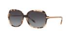 Michael Kors MK2024 Adrianna II Sunglasses, Pink Tortoise/Light Grey Gradient, 57 mm