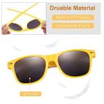 FEPITO 30 Pieces Party Sunglasses Bulk for Birthday Party supplies Treat Bag Fillers for Beach Pool Party Toys, Yellow