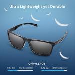 KastKing FlatRock Polarized Sport Sunglasses for Men and Women, Ideal for Driving Fishing Cycling Running, UV Protection