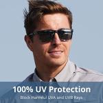 KastKing FlatRock Polarized Sport Sunglasses for Men and Women, Ideal for Driving Fishing Cycling Running, UV Protection