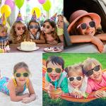 FEPITO 30 Pieces Party Sunglasses Bulk for Birthday Party supplies Treat Bag Fillers for Beach Pool Party Toys, Yellow