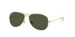 Ray-Ban Mens RB3362 Cockpit Aviator Sunglasses, Gold/G-15 Green, 59 mm